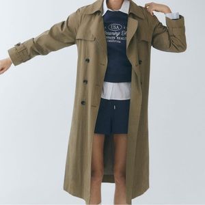 Mango double breasted trench coat